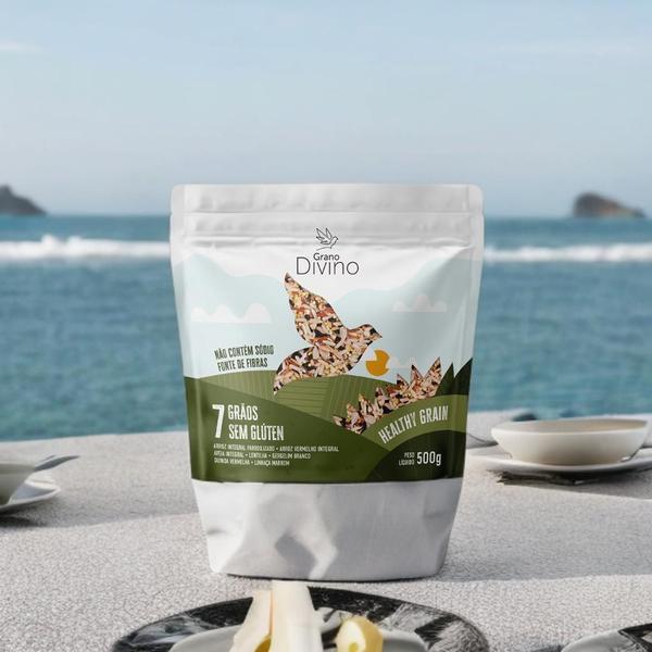 Arroz Grano Divino 7 Graos Healthy Grain 500G Imagem de Arroz Grano Divino 7 Graos Healthy Grain 500G