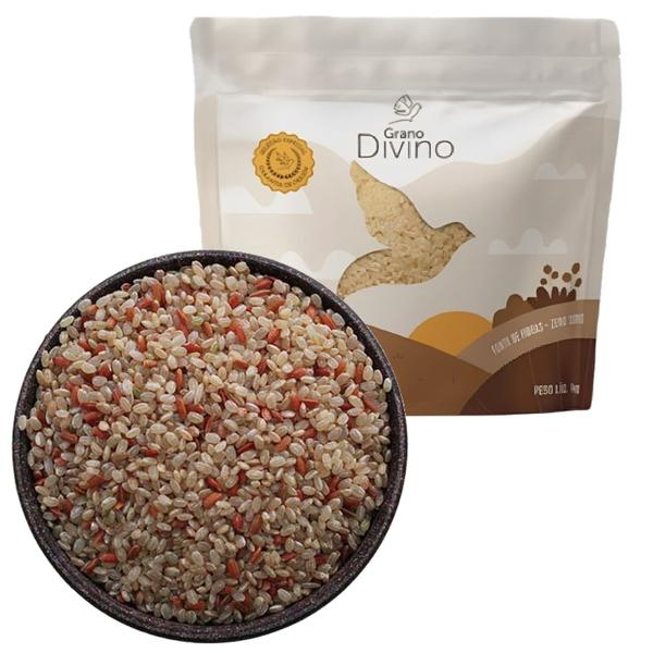 Imagem de Arroz Grano Divino Cateto Integral 1kg (5 pacotes)