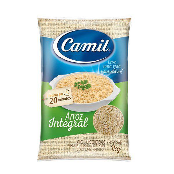 Arroz Integral Parboilizado CAMIL 1kg Imagem de Arroz Integral Parboilizado CAMIL 1kg