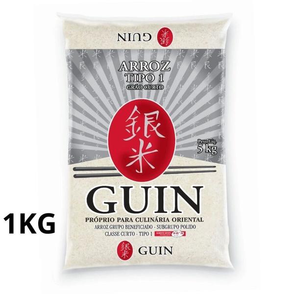 Arroz Japonês Grão Curto 1Kg Guin Imagem de Arroz Japonês Grão Curto 1Kg Guin