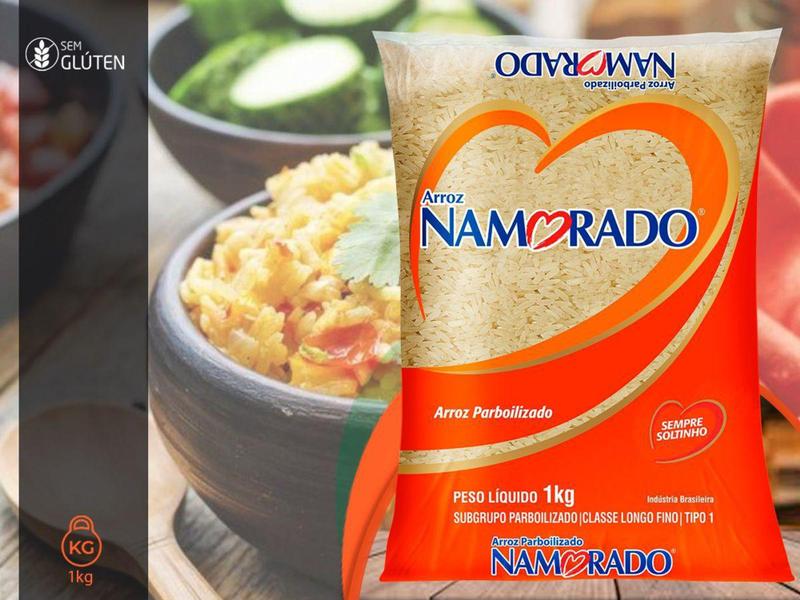 Arroz Parboilizado Namorado Tipo 1 Sempre Soltinho 1Kg - Camil Imagem de Arroz Parboilizado Namorado Tipo 1 Sempre Soltinho 1Kg - Camil