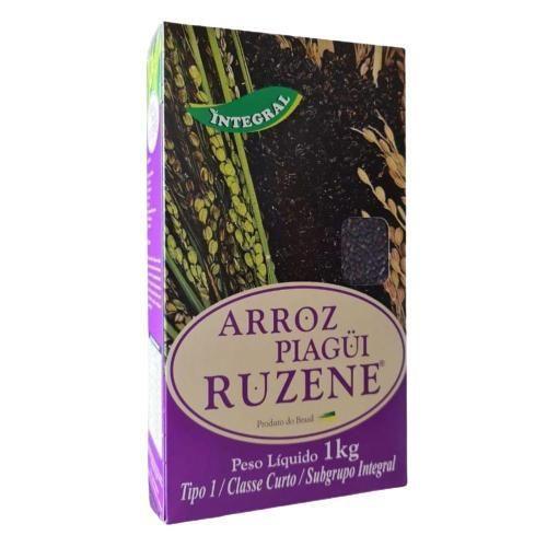 Arroz Piagi Preto Curto Ruzene 1Kg Imagem de Arroz Piagi Preto Curto Ruzene 1Kg