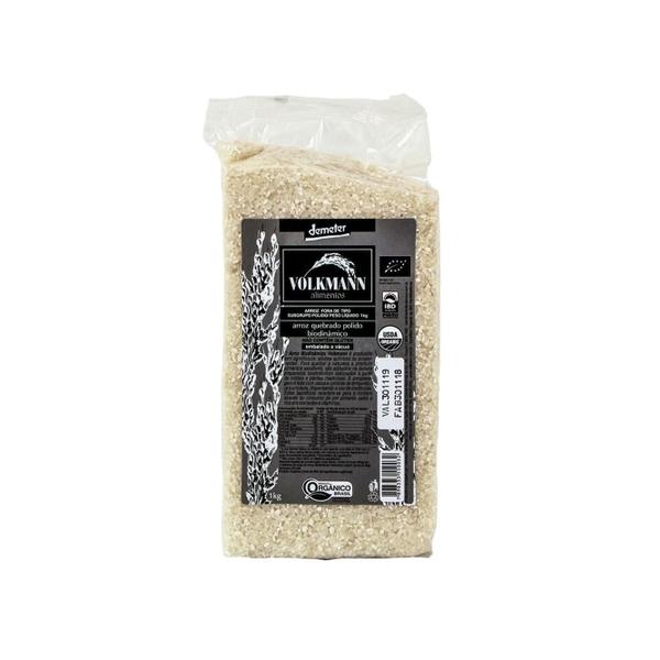 Imagem de Arroz Quebrado Polido Orgânico Biodinâmico 1Kg - Volkmann