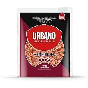 Imagem de Arroz Urbano Com 2 Pacotes Vermelho Ou Preto Com 500g Cada Pacote Ou Para Sushi 1Kg Cada Pacote - Arroz Vermelho