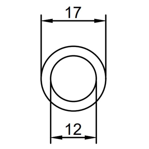 Imagem de Arruela Anel Vedação Cônica Misturador 17 x 12 x 6mm 10un