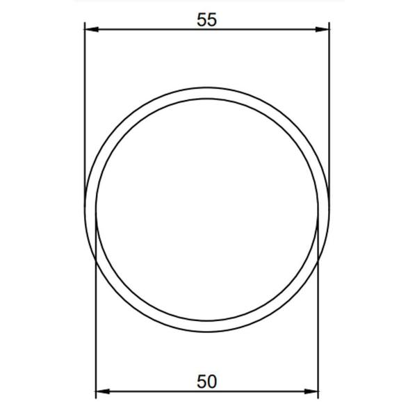 Imagem de Arruela Anel Vedação Sifão 2 Pia Cozinha 55 x 50 x 4mm 10un