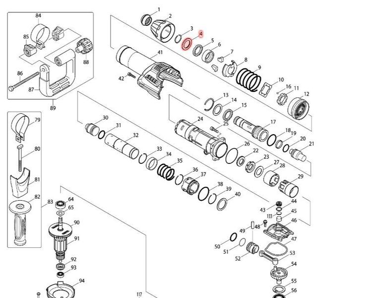 Imagem de Arruela Lisa 28 Martelo HM0870C / HM0871C Makita