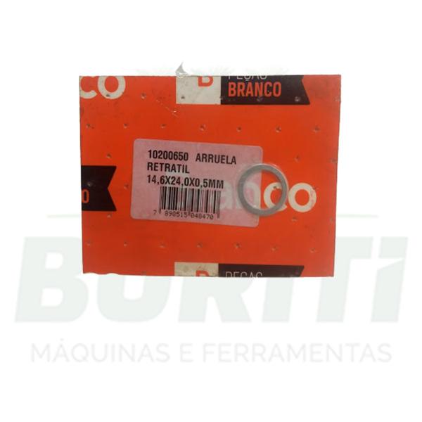 Imagem de Arruela Retratil 14,6X24,0X0,5MM Branco 10200650