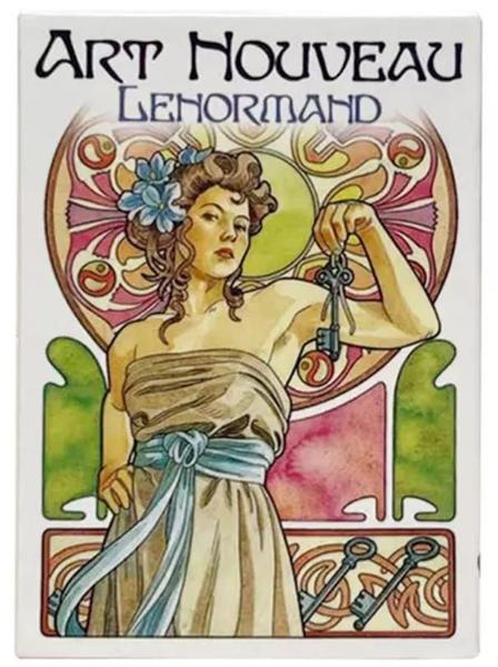 Imagem de Art Nouveau Lenormand Oracle Deck Oráculo Cigano Nova Arte Baralho de Cartas de Tarô