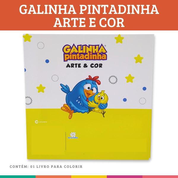 Imagem de Arte e Cor Galinha Pintadinha Livro para Colorir Culturama