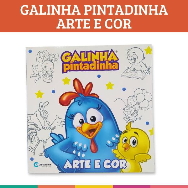 Imagem de Arte e Cor Livro de Colorir Galinha Pintadinha Culturama