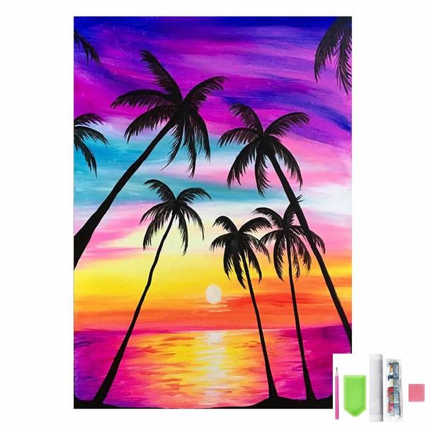 Imagem de Artesanato Pintura Diamante Diy 20x30 - SUNSET TX019