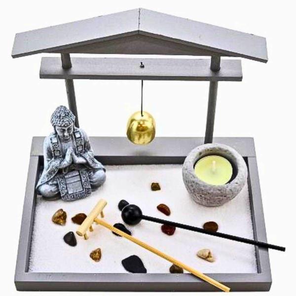 Imagem de Artigo de Decoração Jardim Japones Enfeite Zen Enfeite Buda Hindu Incensario Feng Shui JZ17897-2