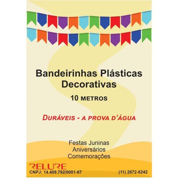 Imagem de Artigo para Decoracao Bandeirinha Plastica 10M (S)