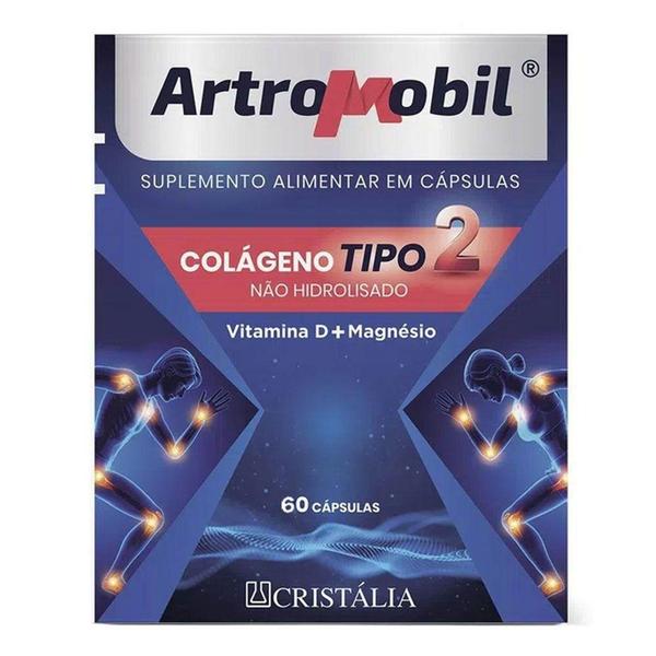 Imagem de Artromobil Colágeno Não Hidrolisado Tipo 2 c/60 Cápsulas