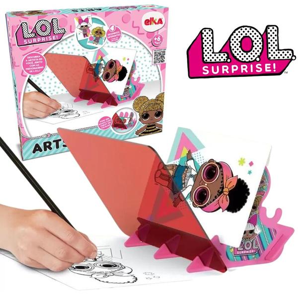 Imagem de Arts Kit De Desenho Mágico Espelhado Lol Surprise 1231 Elka