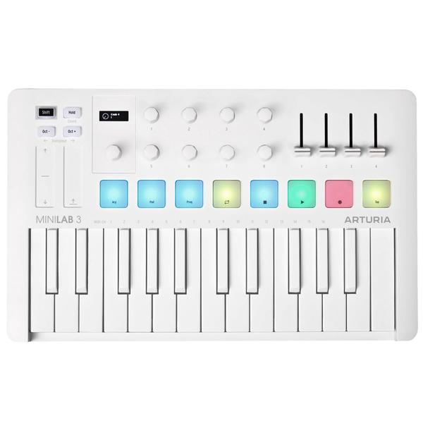 Imagem de Arturia Minilab V3 Alpine W Teclado Controlador Midi USB 25 Teclas e Display