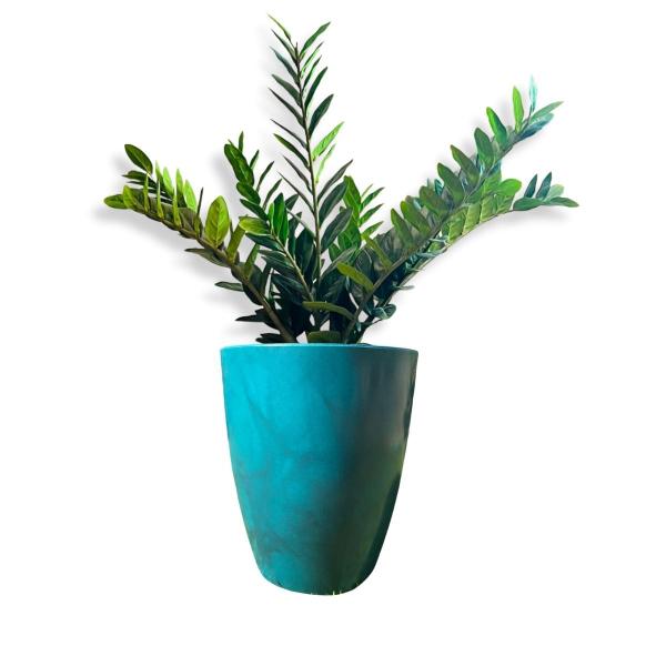 Árvore Artificial Zamioculca Folhagem Decoração com Vaso - Vai de Tech Imagem de Árvore Artificial Zamioculca Folhagem Decoração com Vaso