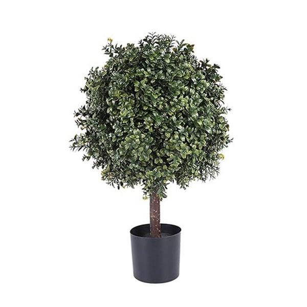 Imagem de Árvore Buxinho com Vaso Artificial Permanente Florarte 60cm