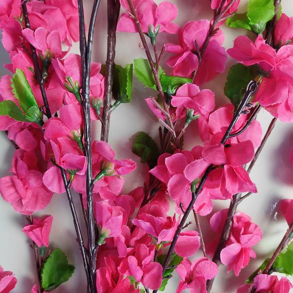 Árvore Cerejeira Curvada Pink Artificial Com Vaso Grande - Flor de Mentirinha Imagem de Árvore Cerejeira Curvada Pink Artificial Com Vaso Grande