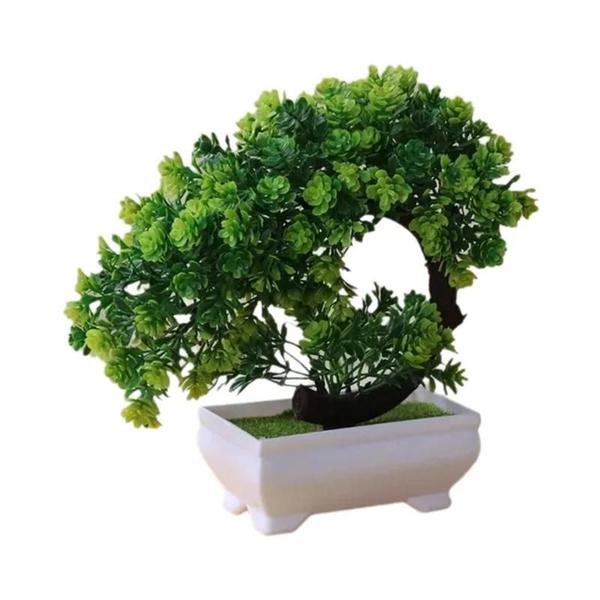 Imagem de Árvore de Bonsai Artificial em Vaso - Decoração para Mesa