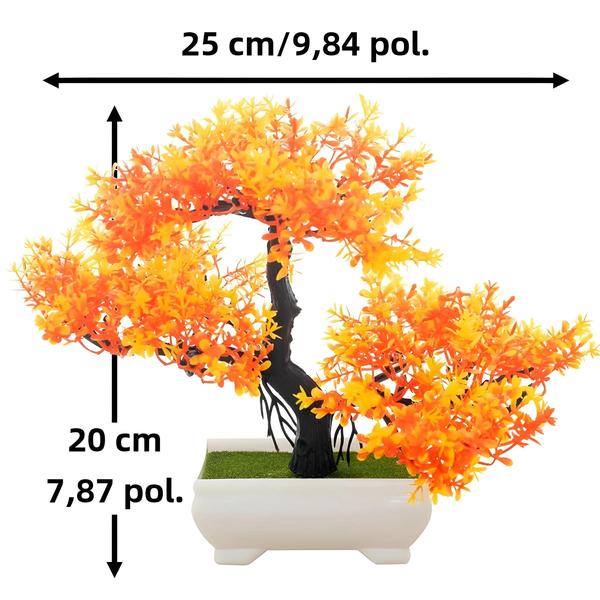 Imagem de Árvore de Bonsai Artificial Kahaul - Flores Falsas para Decoração de Festa e Casamento