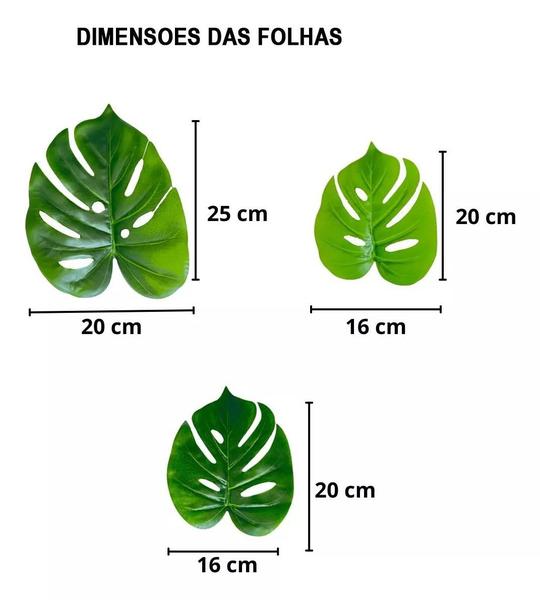 Imagem de Árvore Grande Com 24 Folhas Costela De Adão - Decoração