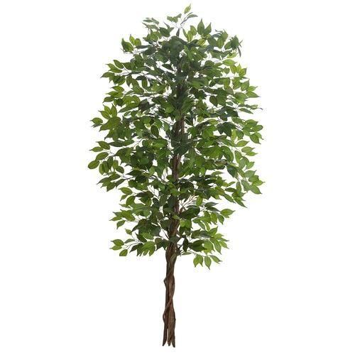 Imagem de ARVORE PERMANENTE FICUS 1008 FOLHAS VERDE 2,1m DECORATIVA