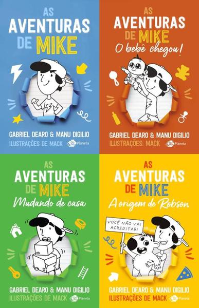 Imagem de As aventuras de mike: kit 4 volumes