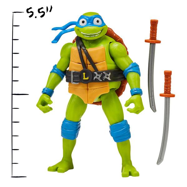 Imagem de As Tartarugas Ninja - Boneco Deluxe Leonardo de 14cm