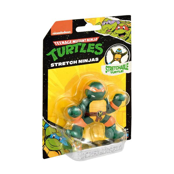 As Tartarugas Ninja - Mini Boneco Elástico Michelangelo 6cm Imagem de As Tartarugas Ninja - Mini Boneco Elástico Michelangelo 6cm