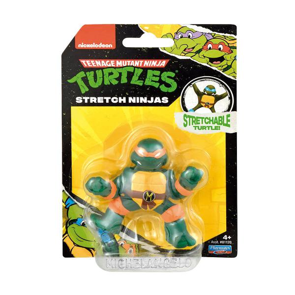As Tartarugas Ninja - Mini Boneco Elástico Michelangelo 6cm Imagem de As Tartarugas Ninja - Mini Boneco Elástico Michelangelo 6cm