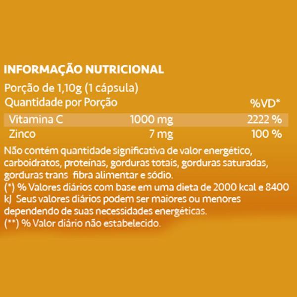 Imagem de Ascorvitc Vitamina C 1000Mg 60 Cápsulas Maxinutri