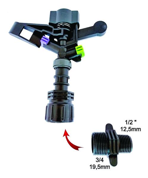 Imagem de Aspersor IM22 Irrigação Horta Pasto Rosca 1 ou 3/4 + 1/2
