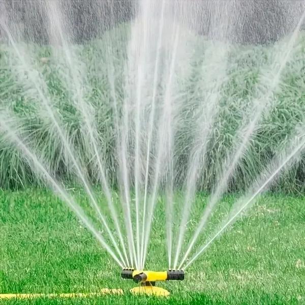 Imagem de Aspersor Rotativo Automático 360° para Irrigação de Jardim e Horta