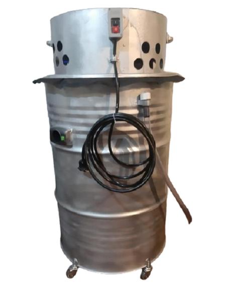 Imagem de Aspirador 150 Litros tambor profissional industrial pó e líquido 2 motores
