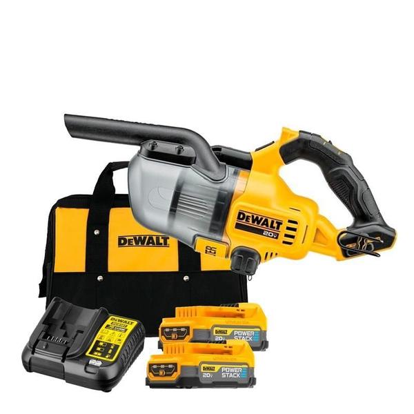 Imagem de Aspirador A Bateria Dewalt 20V Dcv501Hb-B3 + Kit 2 Bateria