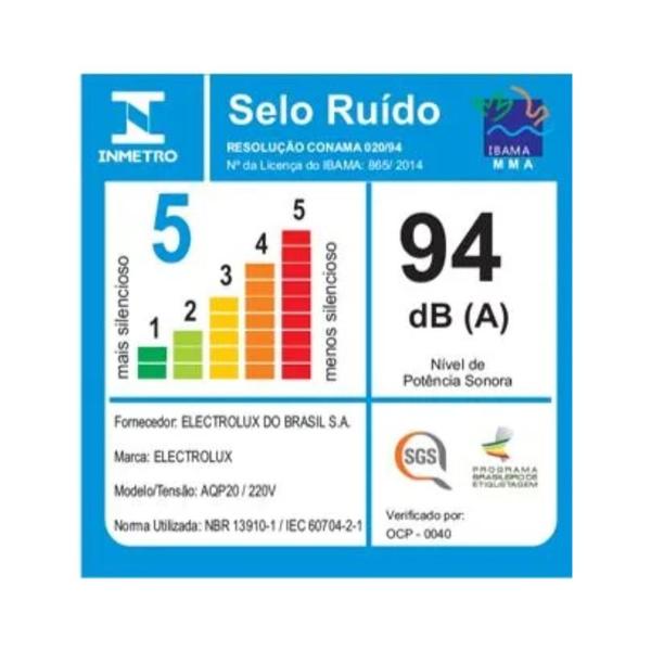 Imagem de  Aspirador de Aguá e Pó Electrolux AQP20 Acqua Power 1200W - Amarelo/Preto