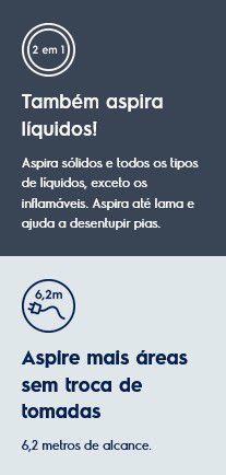 Imagem de Aspirador de Pó Água Electrolux AQP20  1400w Preto com Fio 11 Litros Acqua Power Função Sopro 2 em 1