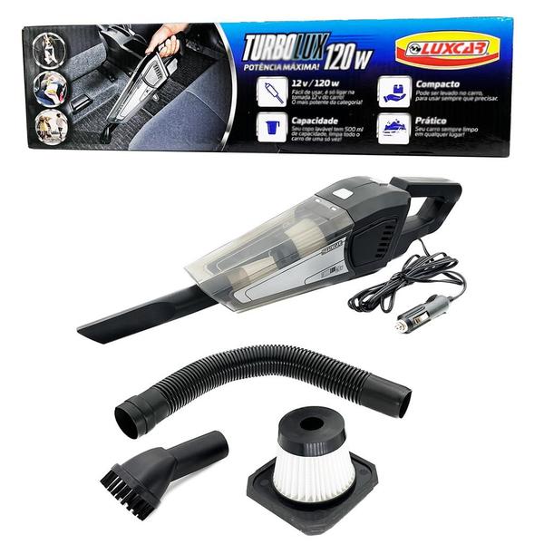 Imagem de Aspirador De Pó Automotivo Potente 120w 12v Turbolux Luxcar