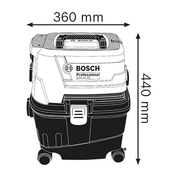 Imagem de Aspirador de pó bosch gas 15 ps 1100w 220v