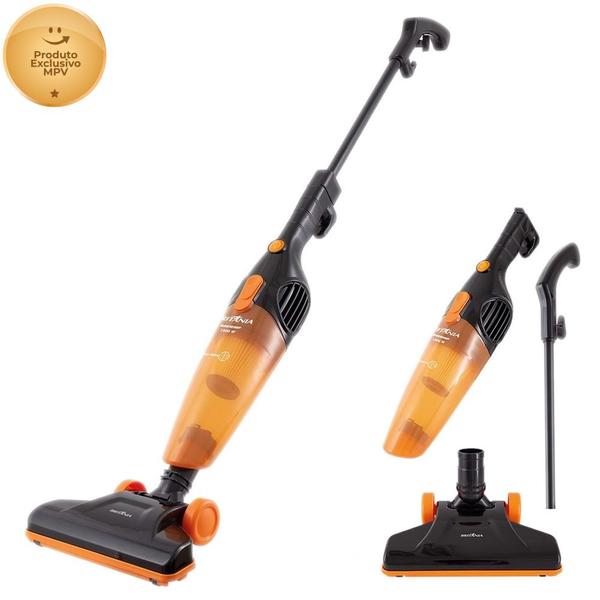 Aspirador de Pó Britânia 2 em 1 Preto com Laranja BAS1010P Filtro Hepa 1000W Aspirador de Pó Britânia 2 em 1 Preto com Laranja BAS1010P Filtro Hepa 1000W