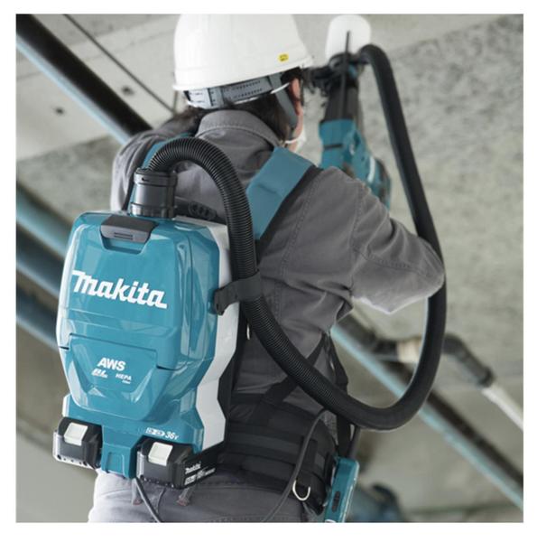 Imagem de Aspirador De Pó Costal Mochila Makita Dvc265zx 18V+18V