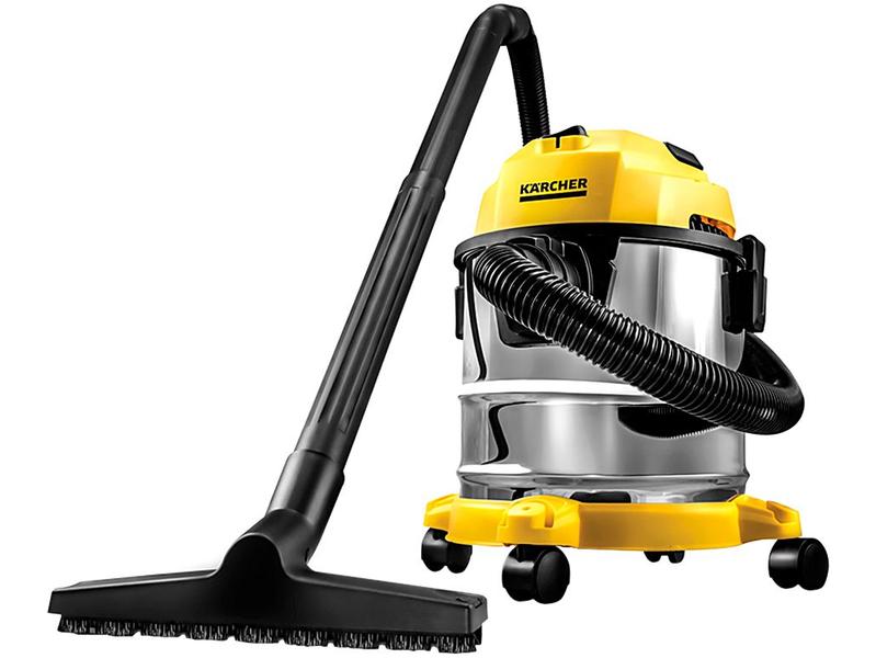 Aspirador de Pó e Água 3 em 1 Kärcher com Filtro HEPA 1700W WDL 1S Amarelo Aspirador de Pó e Água 3 em 1 Kärcher com Filtro HEPA 1700W WDL 1S Amarelo