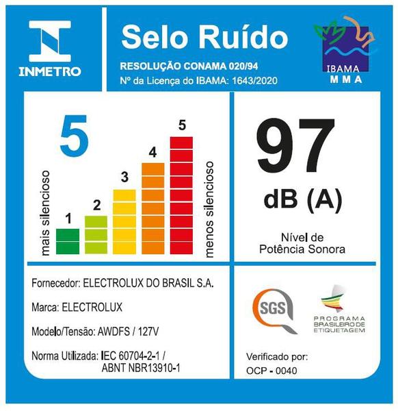 Imagem de Aspirador de Pó e Água Electrolux 1400W 12L Hidrolux Compacto com Função Sopro Preto (AWDFS)