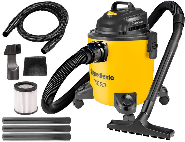 Aspirador De Pó E Água Profissional 20l 1200w Gradiente 127v Aspirador De Pó E Água Profissional 20l 1200w Gradiente 127v