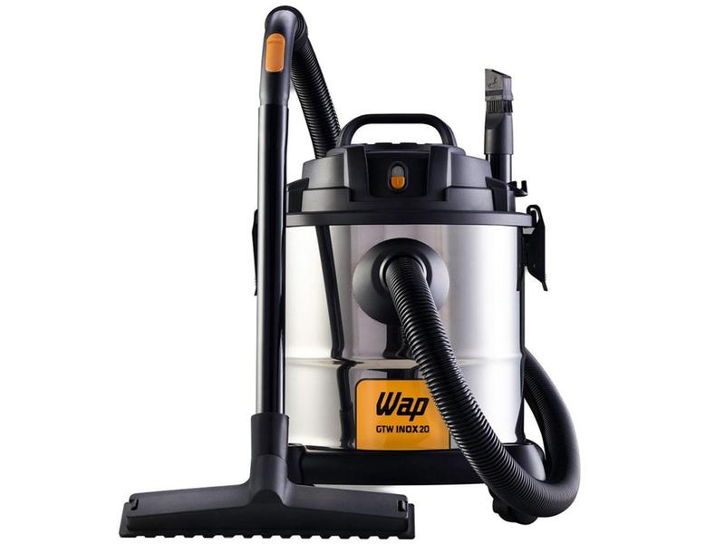 Imagem de Aspirador de Pó e Água Wap 1600W  - GTW Inox 20 Preto e Prata  127 v