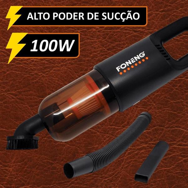 Imagem de Aspirador De Pó Portátil 100w Veicular Compacto Versátil Prático E Fácil AS909