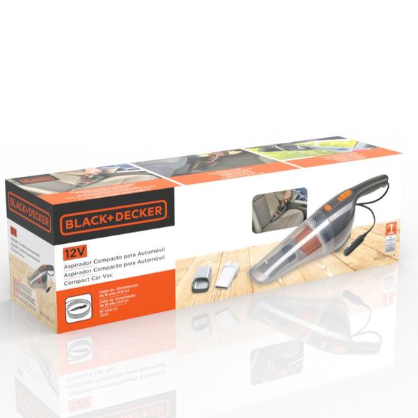 Imagem de Aspirador de pó portátil para carros 12 volts - BDCV370-LA - Black + Decker