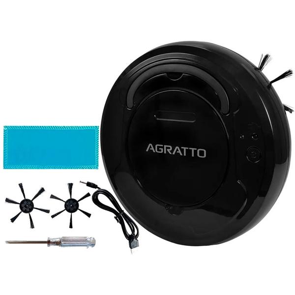 Imagem de Aspirador de Pó Robo Agratto Praticci 3 em 1 Bivolt Com Cabo USB